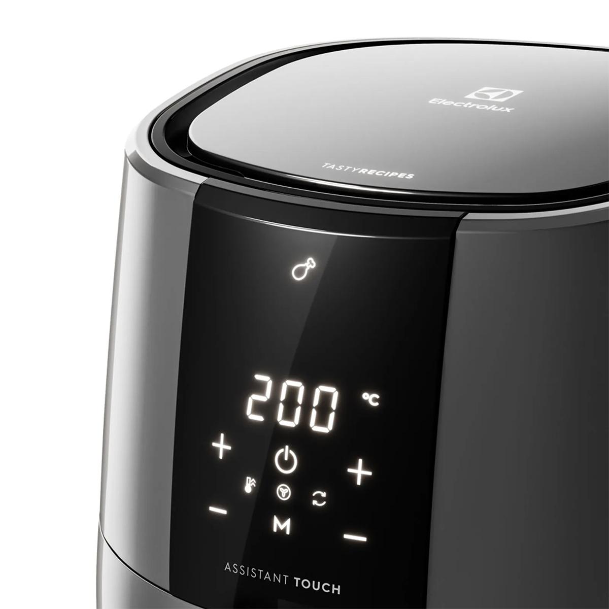 Freidora De Aire Electrolux Experience EAF20 Digital 1400w 3.2L, Negra